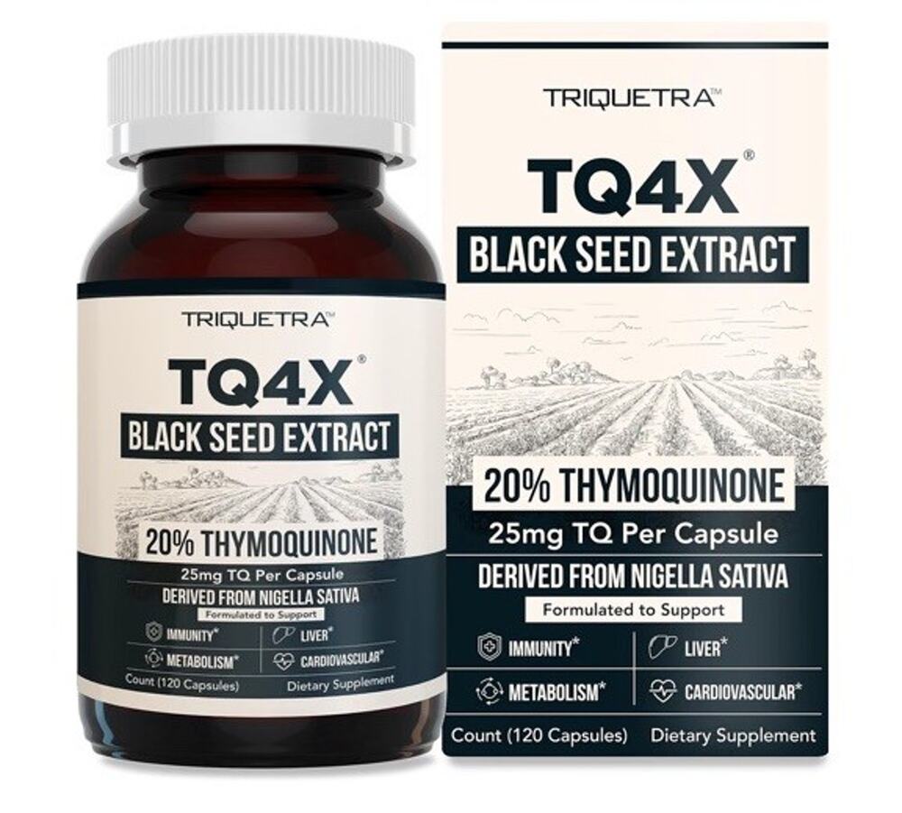 Triquetra TQ4X Black Seed Extract 20% Thymoquinone 60 Capsules NEW